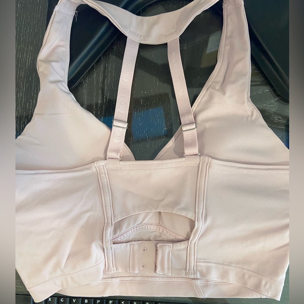 Gymshark x Whitney Simmons Longline Bra in Pressed Petal Pink - Picture 5 of 7